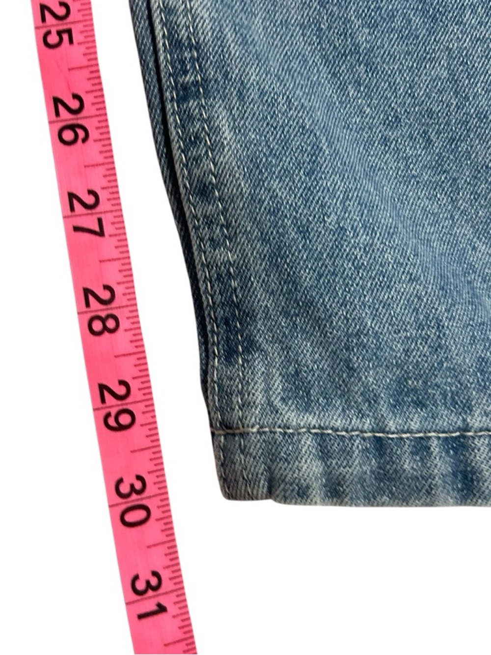 Empyre Loiter Medium Blue Wash Wide Leg Jeans Y2K Sz 8 - Picture 3 of 8